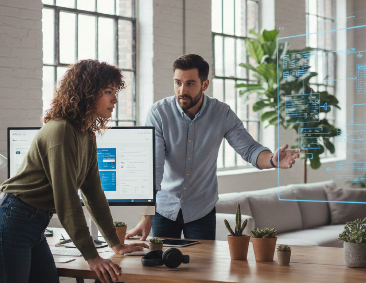 Websitefeitjes kantoor, Henry en Sascha